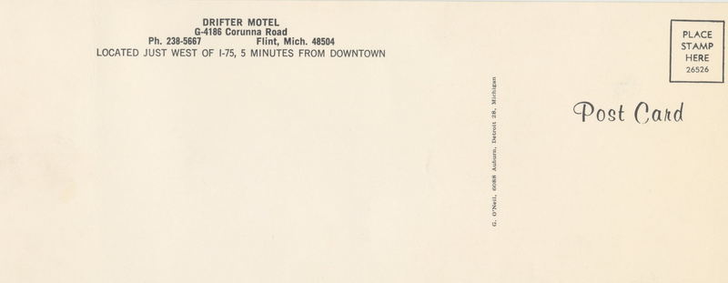 Drifter Motel (Economy Inn) - Vintage Postcard (newer photo)